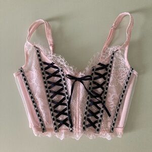 SOLD - Victoria’s Secret Dream Angels Lace-UpCorset Top - NWT
